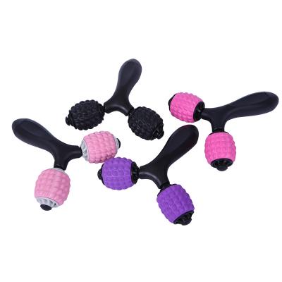 China PP+EVA massage stick muscle relaxer massage roller full body y-type massager for sale