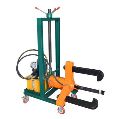 China Automatic Lifting Type Metal Electric Mobile Coping Puller 100 Ton Hydraulic Puller for sale