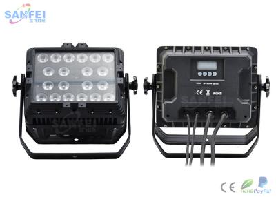 China LED 20pcs 4 in 1 Par Can / 5 in1 / 6 in1 optics / 7/10 CH / IP20 / LED display for sale