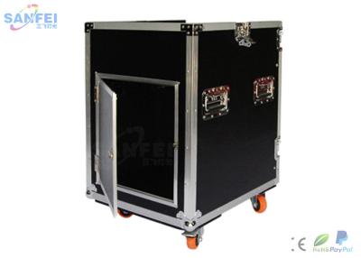 China 16U Moving Head Light Aluminum Flight Case Rack DJ Flight / Audio Flight Case for sale