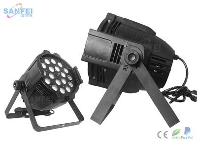 China DMX512 Indoor 18* 10W RGBW  LED Par Stage Lights , LED DJ Party Club Par Can Light for sale