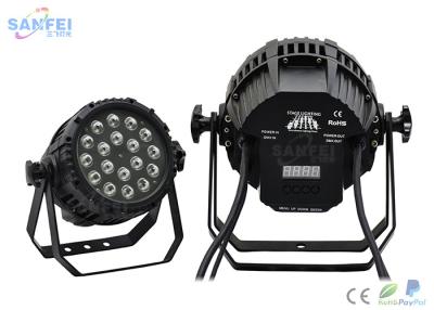 China 18 * 10W IP65 Led Zoom Par Stage Light / Outdoor Event Light 2 Years Warranty for sale