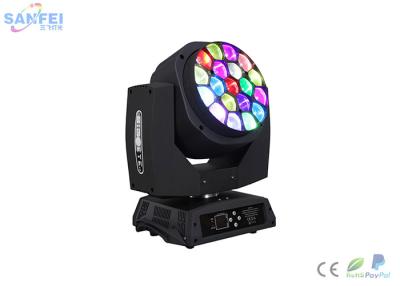 Chine l'abeille principale mobile de lumière de lavage menée par 19*15W observe la lumière légère de club du DJ d'étape à vendre