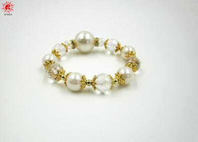 China Witte Kleine de Charmearmbanden van de Parelsparel voor Met de hand gemaakt Bruidhuwelijk, Te koop