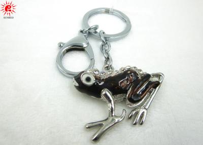 China Fashion Cool Frog Key Ring Keychain Holder , Personalised And Security for sale