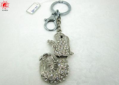 China Silver Shrimp Metal Key Chain Holder Custom For Promotional Souvenirs for sale