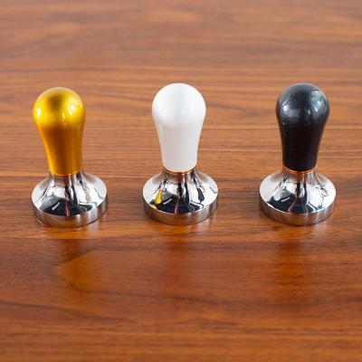 China PORTABLE 49/51/57.5 mm aluminum espresso coffee tamper powder press for coffee for sale