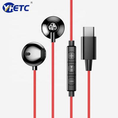 China High Quality Voice Music In-Ear Dual Core Dual Core Low Noise Cable Powered Earphone In-Ear C Port for sale