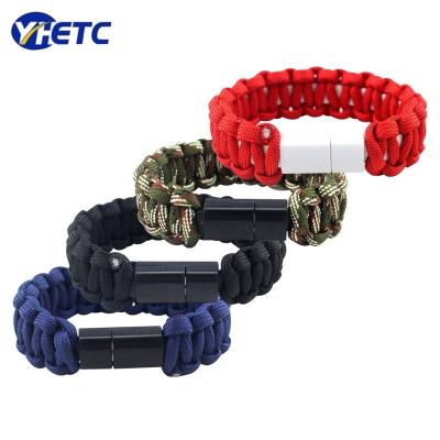 China Weaving Type C Charging Cable Data Sync Sansung Cord Bracelet USB Cable for sale