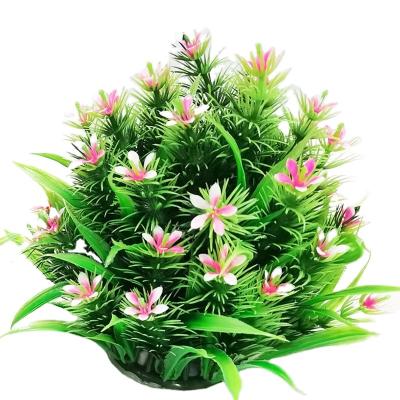 China Stocked fish tank decoration aquatic plants simulation grass aquarium decoration for sale