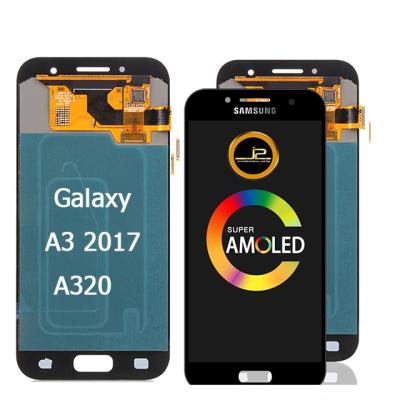 China Original Amoled A3 LCD For Samsung A3 2017 Factory Wholesale A320 LCD For Samsung A3 Display Touch Digitizer Replacement 4.7 for sale