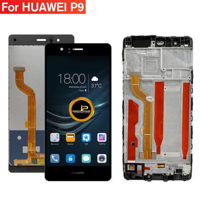 China LCD IPS For Huawei P9 Mobile Phone LCD For Huawei P9 China HuaQiangBei Touch Screen Digitizer With Frame EVA-L09 L19 L29 AL10 TL00 for sale