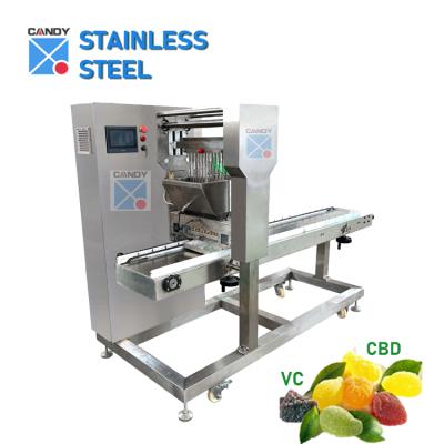 China Simple and convenient operation hard candy coating chocolate deposit small jelly /gummy candy making machine for sale