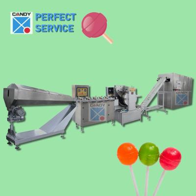 China food & Full Automatic Beverage Factory High Efficiency Lollipop Making Machine Candy Maker Lollipop Making Line for sale