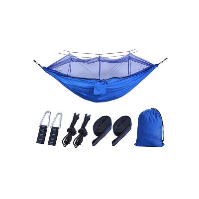 China Modern Nylon Hammock Ripstop Parachute Outdoor Camping Hammock With Mosquito Net for sale