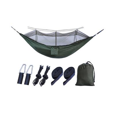 China Modern Parachute Nylon Outdoor Camping Ripstop Hammock Camping Hammock Nylon Hammock With Mosquito Net for sale