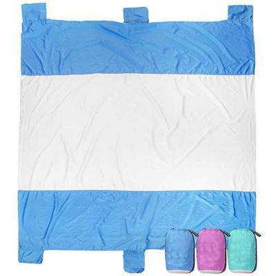 China Waterproof Sand Proof Beach Mat Picnic Blanket Sand Proof Durable Family Picnic Camping Blanket for sale