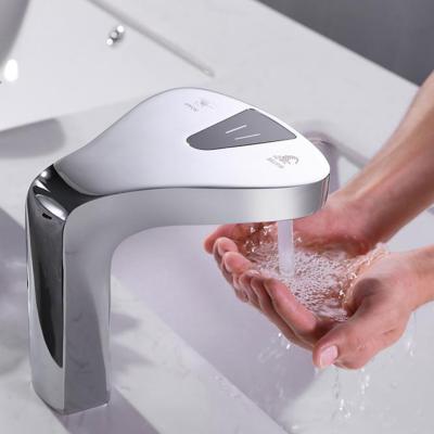 China Foam Soap Dispenser 3000Ml Laser Sensor 2 In 1 Touchless Water Faucet + Soap Dispenser LED Display Low Soap Indicator Y5601RA for sale