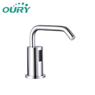 China Foam Soap Dispenser Oury Brass Sensor Soap Dispenser Copper Auto Infrared Automatic Soap Dispenser Foam Faucet Sening Liquid Dispenser for sale