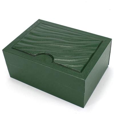 China 2020 Manufacturer Luxury Promotion Green Custom Leather Watch Boxes Mens Watch Boxes for sale