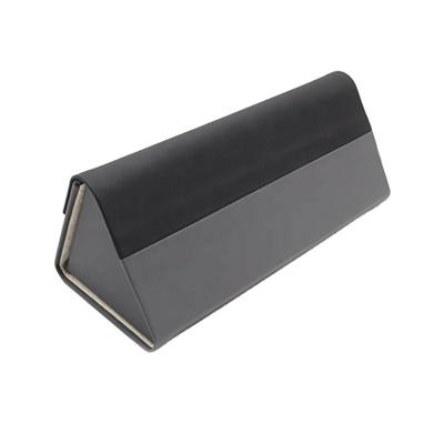 China Glasses Case High Performance Triangle Slim Magnetic Handmade Foldable Box Custom Spectacle Sunglasses Cases for sale