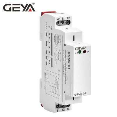 China GEYA Wenzhou China Factory GRM8 Sealed Pulse Relay Latching Single Relay Pulse Latching Relay for sale