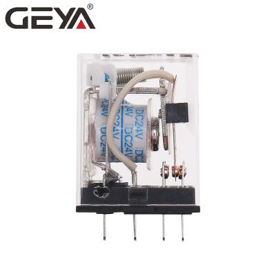 China GEYA HH54P MY3 DC 5A 48V Coil Relay Module Small Sealed Intermediate Electromagnetic Relay for sale