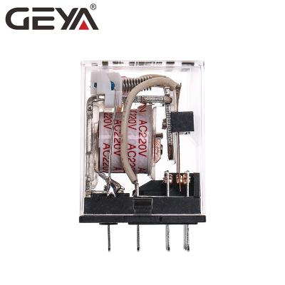 China GEYA Mini Electromagnetic Relay HH53P MY3 11Pins AC 6.5A 380V Sealed General Purpose Relay for sale