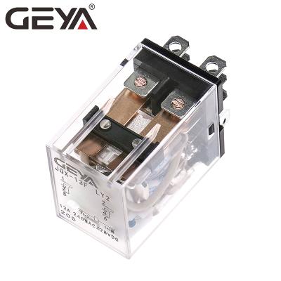 China GEYA JQX-13F LY2 DC 12A 36V 8 Pin Electronic Micro Mini Electromagnetic Sealed Relay for sale