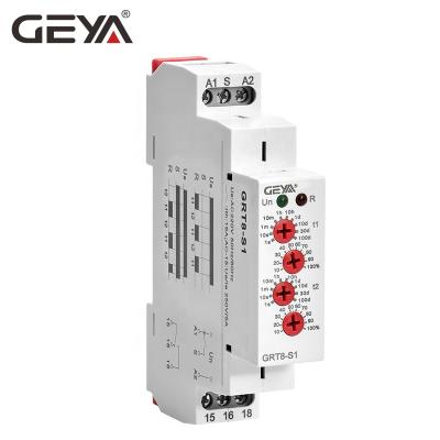 China GEYA Sealed GRT8--S1 Timer Relay AC230 W240 1 SPDT Cycler Modular Timer Relay Single-Ended Relay Timer Control for sale