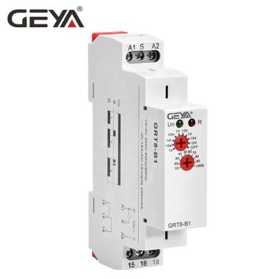 China GEYA GRT8-B2 Sealed Delay Off Timer Electronic Relay Single Function Time Relay Off Delay Timer for sale