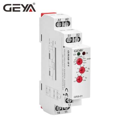 China GEYA Sealed GRI8-01 Over Current Monitoring Relay 0.5A-16A W240V Current Cooker or DC24V Current Detection Relay for sale