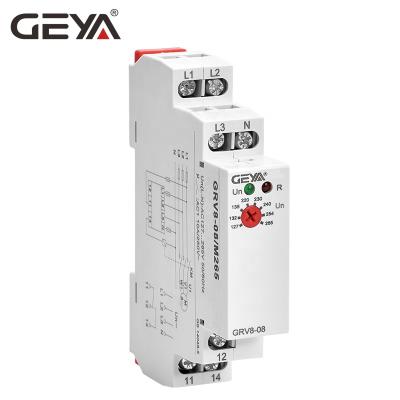 China GEYA GRV8-08 Phase Sequence Relay Phase Failure Sealed Relay with HONGFA 440VAC Relays for sale