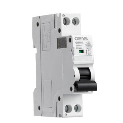 China NEW AC Mini Circuit Breaker DPNA 6KA 10KA 6KA/10kA from GEYA GYM9N DPN MCB 1P+N 6A 10A 16A 20A 25A 32A 40A 220V for sale