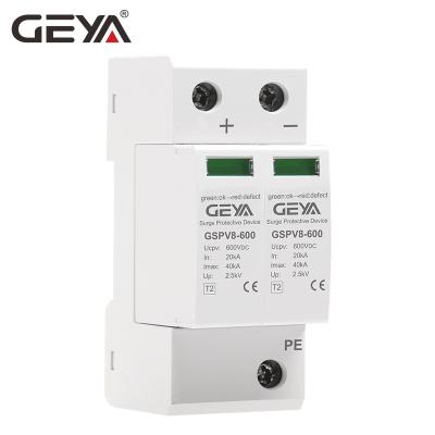 China GEYA 40KA DC Surge Protector for Solar System Surge Protection Device DC SPD for Solar Power 600VDC 1000VDC GSPV8-40KA for sale