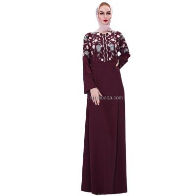 China Modest Muslimah Styling Turkey Abaya 2021 Muslim Dress Abaya Muslim Jilbab Abaya Dress Long Embroidered for sale