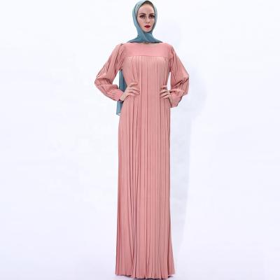 China Smooth Soft Feeling 2020 New Fashion Muslim Women Dress Islamic Middle East Arab Women Clothing Hijab Abaya Dress for sale