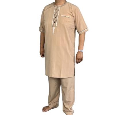 China jalabiya for men islamic clothing thobe jubbah for men 56-62 for sale