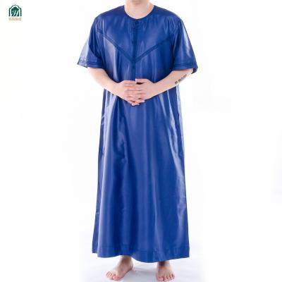 China Saudi Arabia Muslim Wholesale Abaya Long Rayon New Pattern Abaya Kaftan Robes For Men for sale