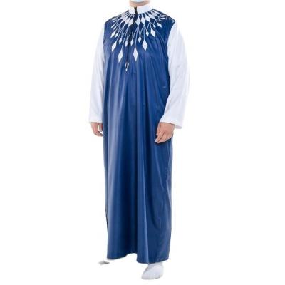 China New Fashion 2020 Design Daily Casual Formal Muslim Thobe Khamis Thawb Islamic Clothing Dubai Ethnic Dubai Clothing for sale