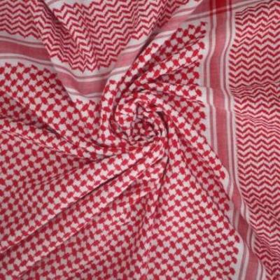 China Wholesale Custom Arab Men's Saudi Dubai Polyester Fiber Hijab Hijab Scarf Muslim Support All Seasons Standard Size for sale