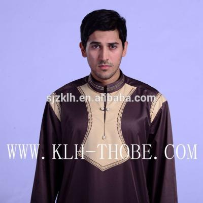 China Factory Wholesale Simple Color Kuwait Style Praying Thobe Kaftan For Mens And Mens Boys for sale