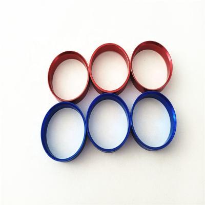 China Carrying Tools Anodized Multi Size Aluminum Pigeon Ring Bird Ring Customized Aluminum Ring for sale