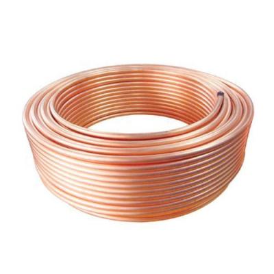 China Air Condition or Refrigerator Air Conditioning Pancake Coil Copper Tube Supply High Quality Rectangular Square Tube Customized Coper Pipe Tube for sale