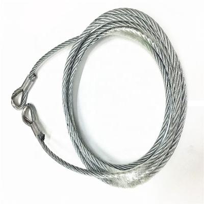 China Bridge Makers Customized 10mm Galvanized Steel Wire Rope Steel Wire Rope Stamping Sleeve Aluminum Wire Rope for sale