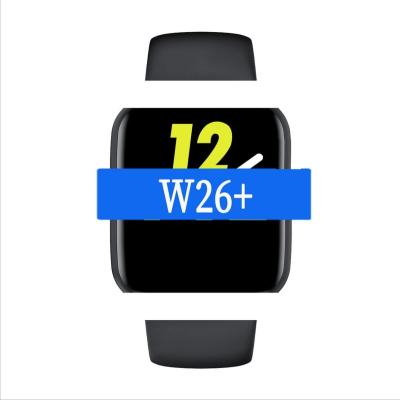 China Wifi reloj inteligente W26+ Smartwatch Series 6 BT Call Heart Rate Monitor Most Multifunctional W26 Smartwatch for Android IOS for sale