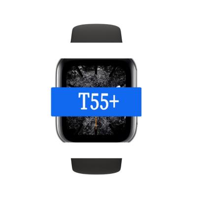 China Wifi Newcomers Smart Watch T55+ BT Call Heart Rate Blood Pressure Wrist smartwatch reloj inteligente for IOS Android T55 for sale