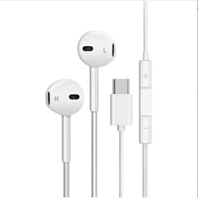 China In-Ear Type-C In Ear Headphones USB-C Volume Remote Smart Smartphone Android Chip MIC Digital Earphones For Huawei Samsung LG Headset for sale