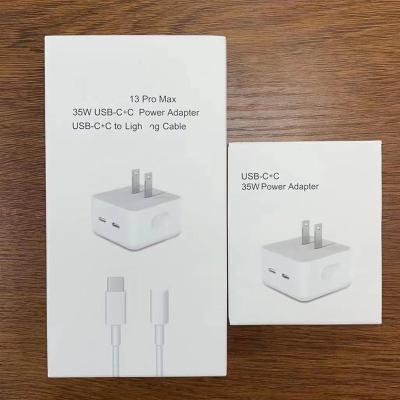 China Wholesale Original Mobile Phone PD 35w GaN Fast Charger Type C For Apple PD 35W Fast Charger For iPad iPhone 13 USB-C 35W Power Adapter QC3.0 for sale