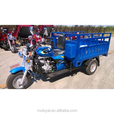 China New Design Cargo 3 Wheel Type Three Wheel Motorcycle/Cargo Tipper Trailer Open Hydraulic Wheels for sale